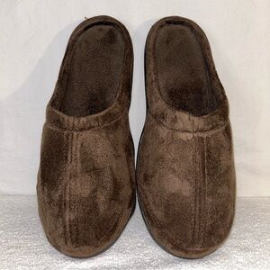 Unisex Clog Slippers - Size XL - Memory Foam Faux Suede Cozy House Shoes